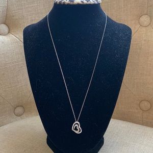 Kay Jewelers Silver Heart Necklace